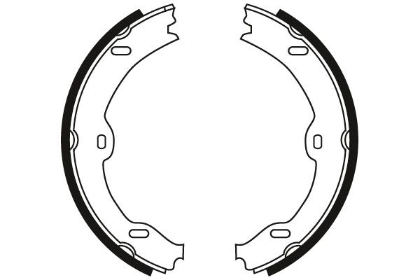 Bremsbackensatz, Feststellbremse