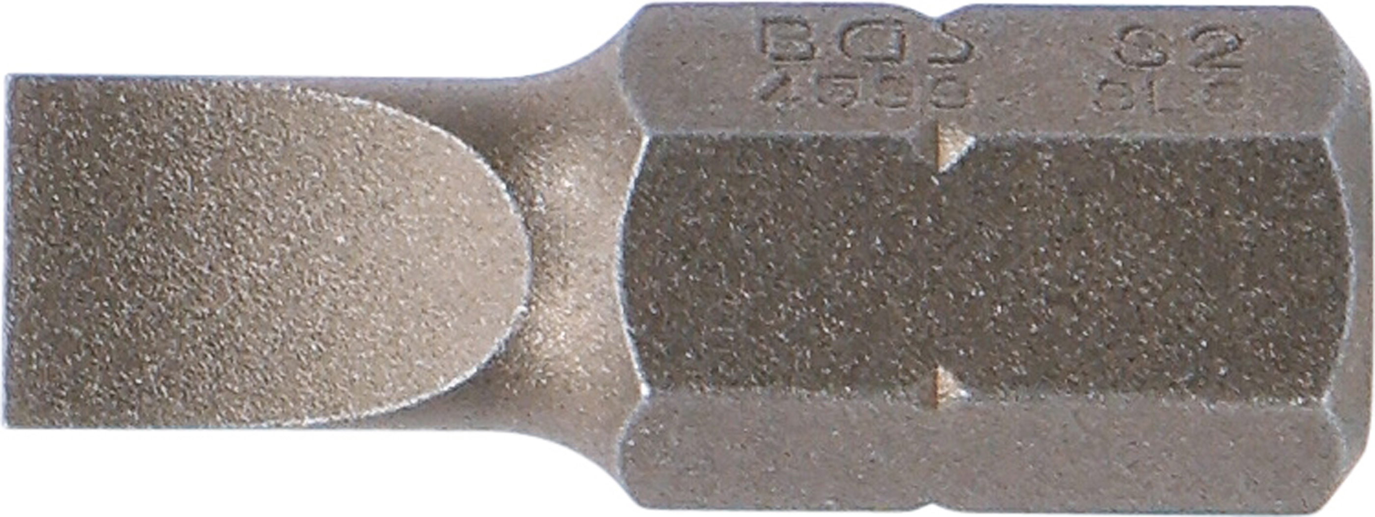 BGS Bit | Länge 30 mm | Antrieb Außensechskant 10 mm (3/8") | Schlitz 8 mm