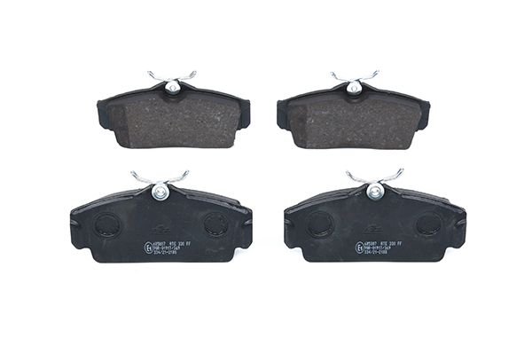 Bremsbelagsatz, Scheibenbremse