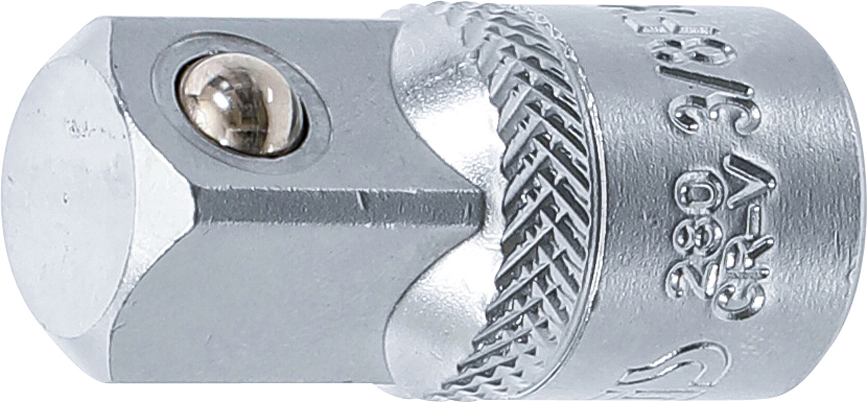 BGS Steckschlüssel-Adapter | Innenvierkant 10 mm (3/8") - Außenvierkant 12,5 mm (1/2")