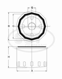 Ölfilter SCT Germany SM 836