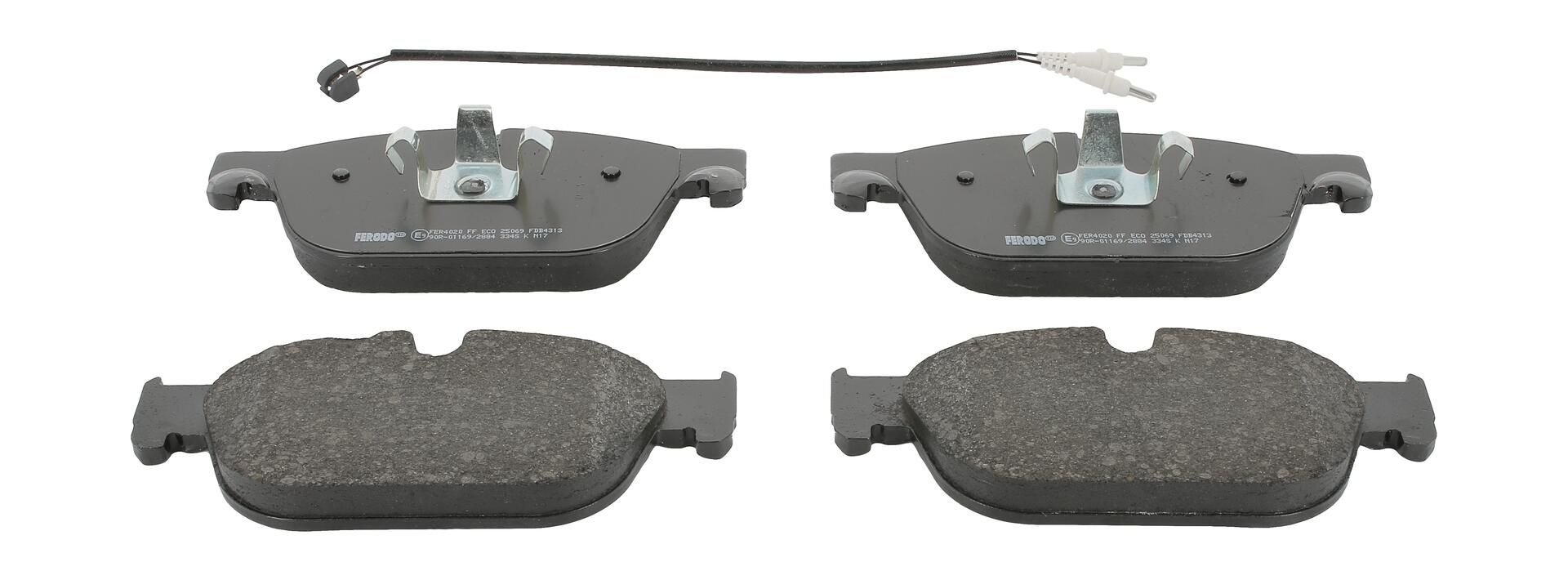 Bremsbelagsatz, Scheibenbremse