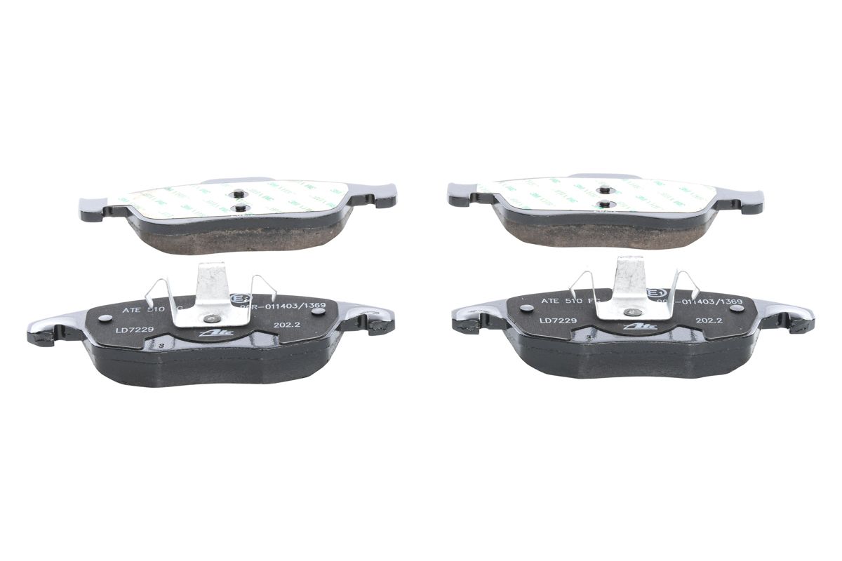 Bremsbelagsatz, Scheibenbremse