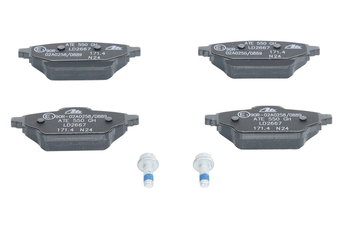 Bremsbelagsatz, Scheibenbremse