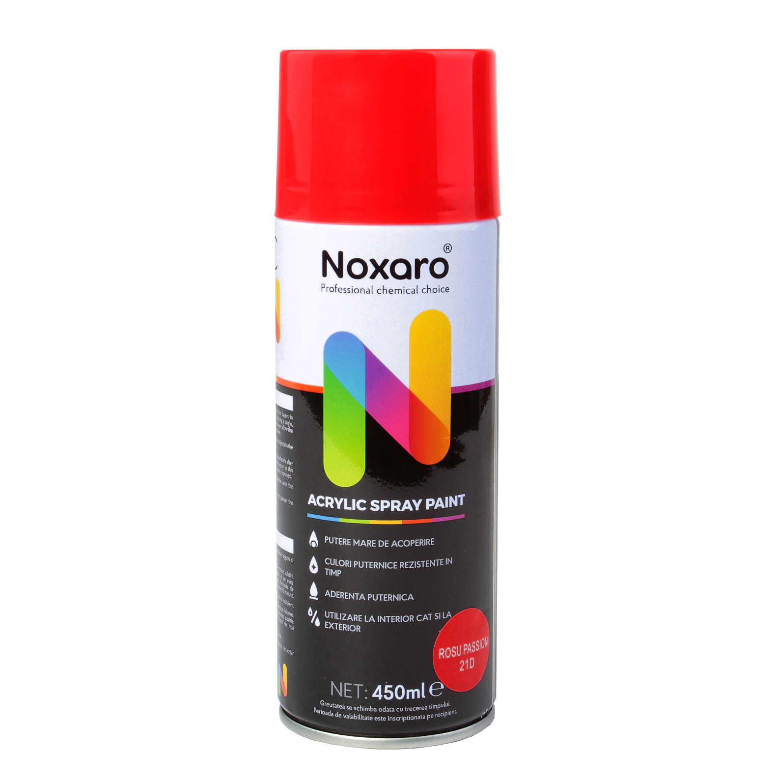 Noxaro Acryl Lackspray Dacia Rot Passion 21D 450 ml