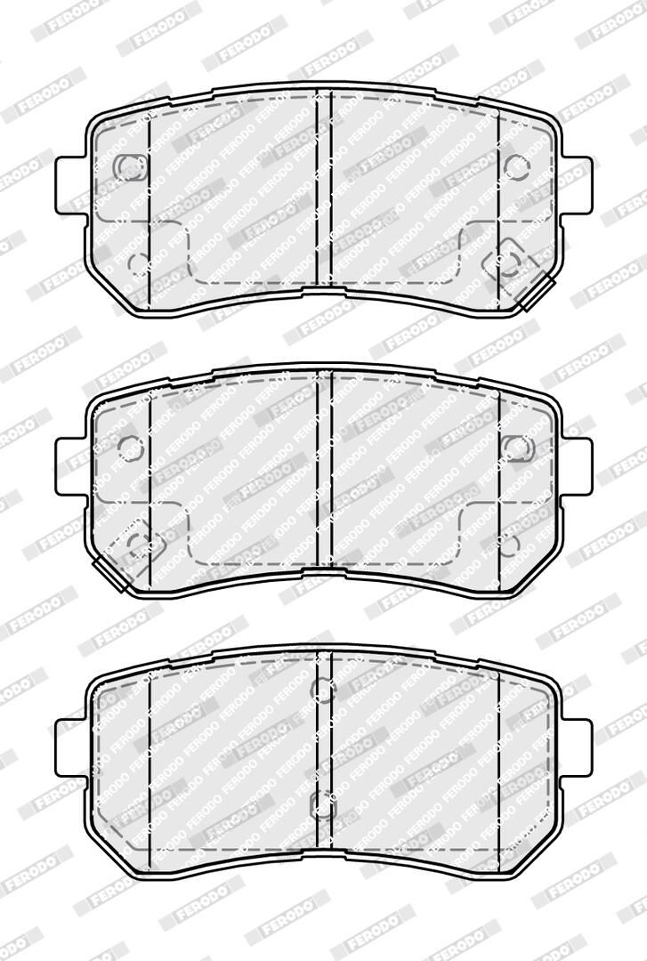 Bremsbelagsatz, Scheibenbremse