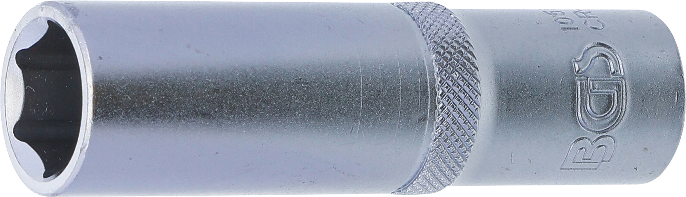 BGS Steckschlüssel-Einsatz Sechskant, tief | Antrieb Innenvierkant 12,5 mm (1/2") | SW 15 mm
