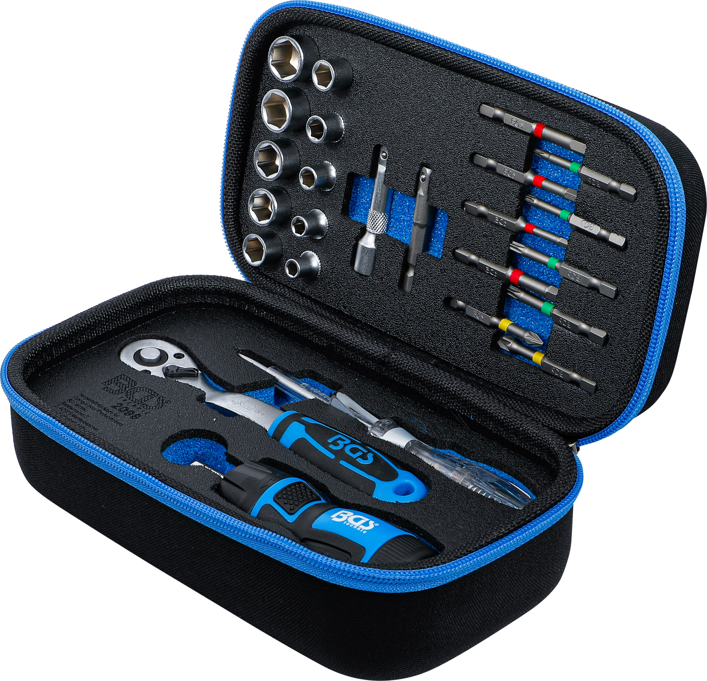 BGS Steckschlüssel-Satz | Antrieb 6,3 mm (1/4") | 26-tlg.