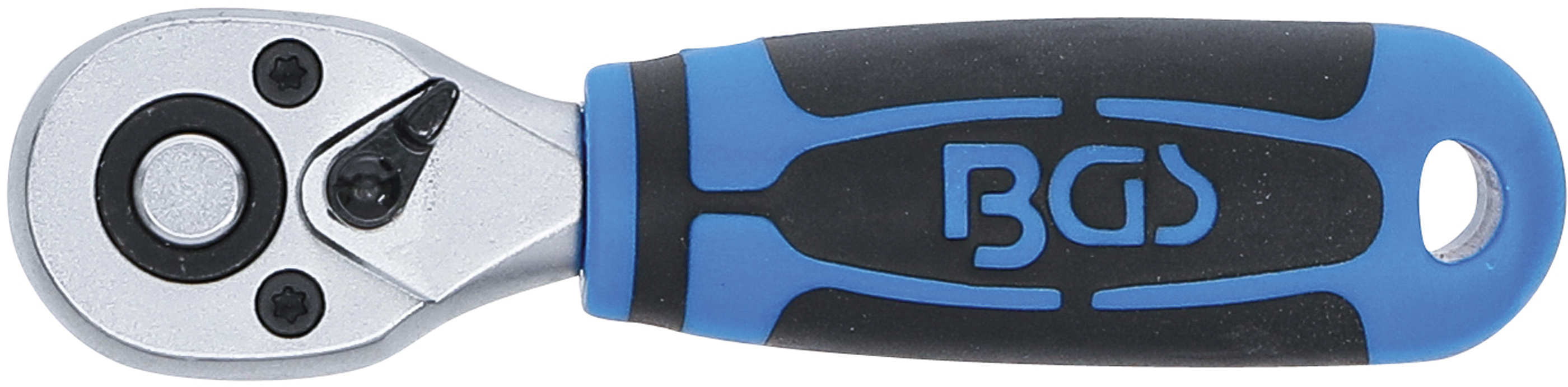 BGS Mini-Umschaltknarre | Abtrieb Außenvierkant 6,3 mm (1/4")