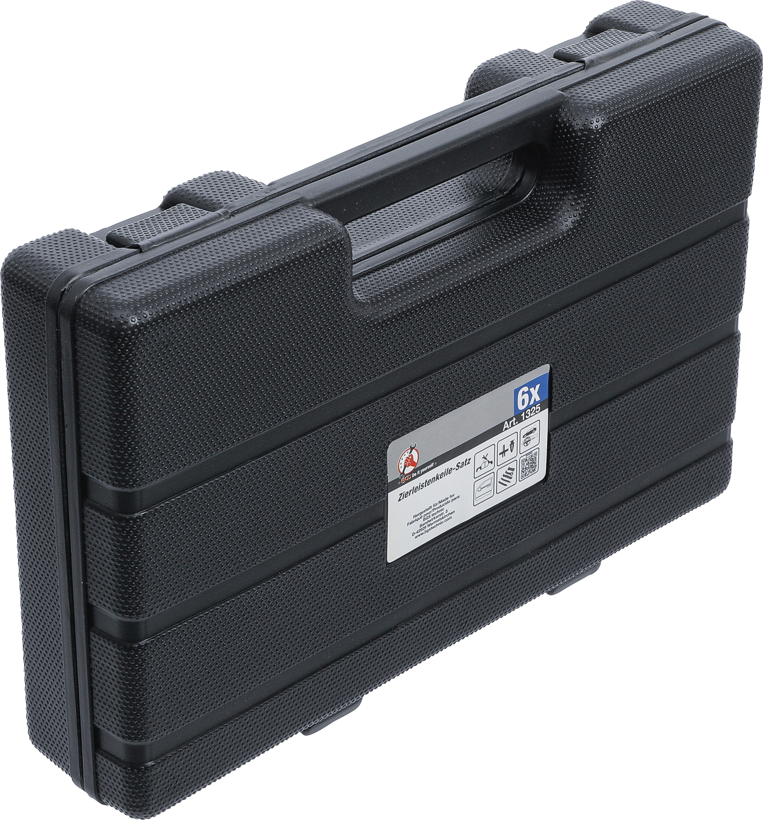 BGS Zierleistenkeile-Satz | verschiedene Formen | mit Niet-Lösezange | 6-tlg.