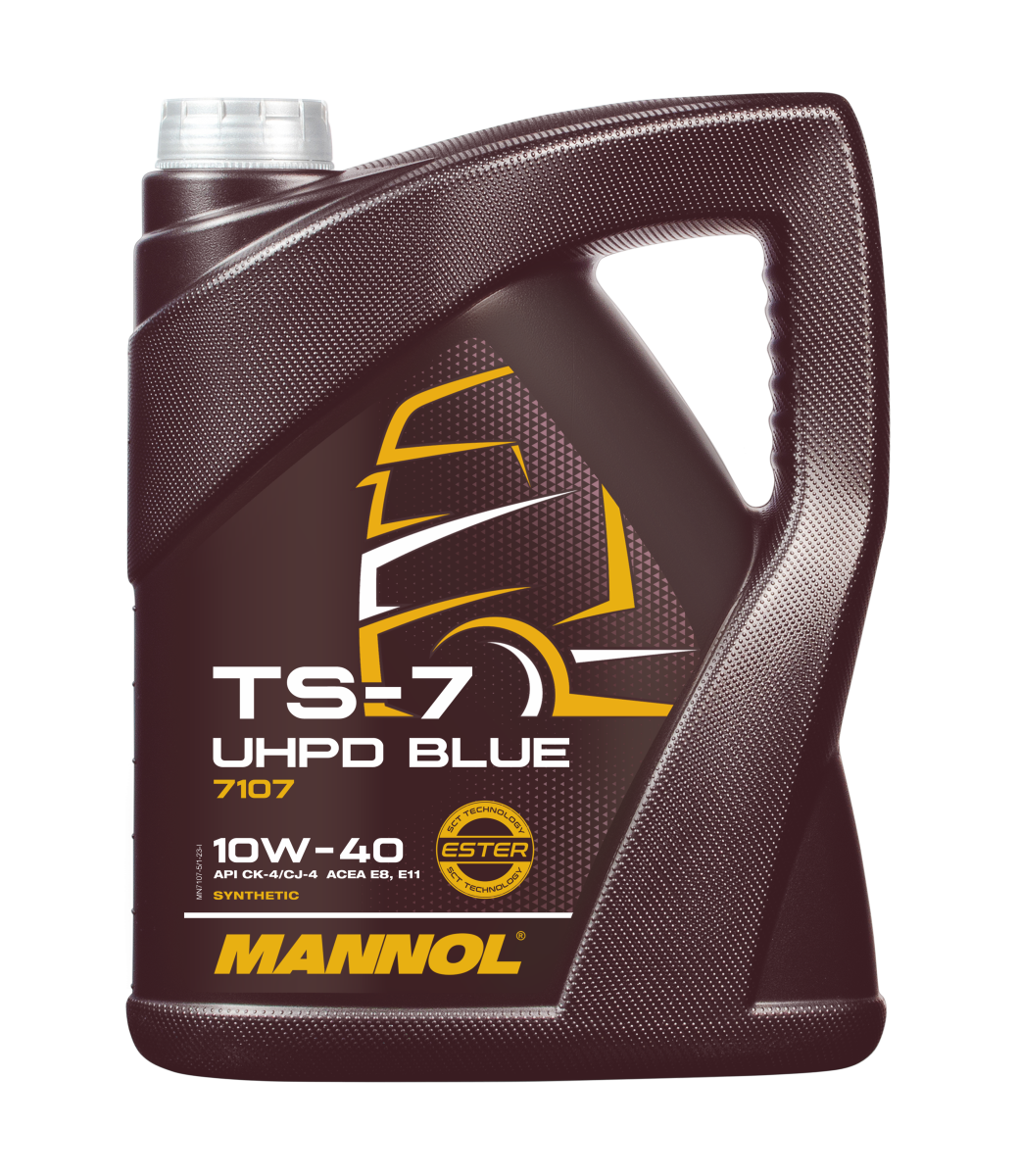 10W-40 Mannol 7107 TS-7 UHPD Blue LKW Motoröl 5 Liter