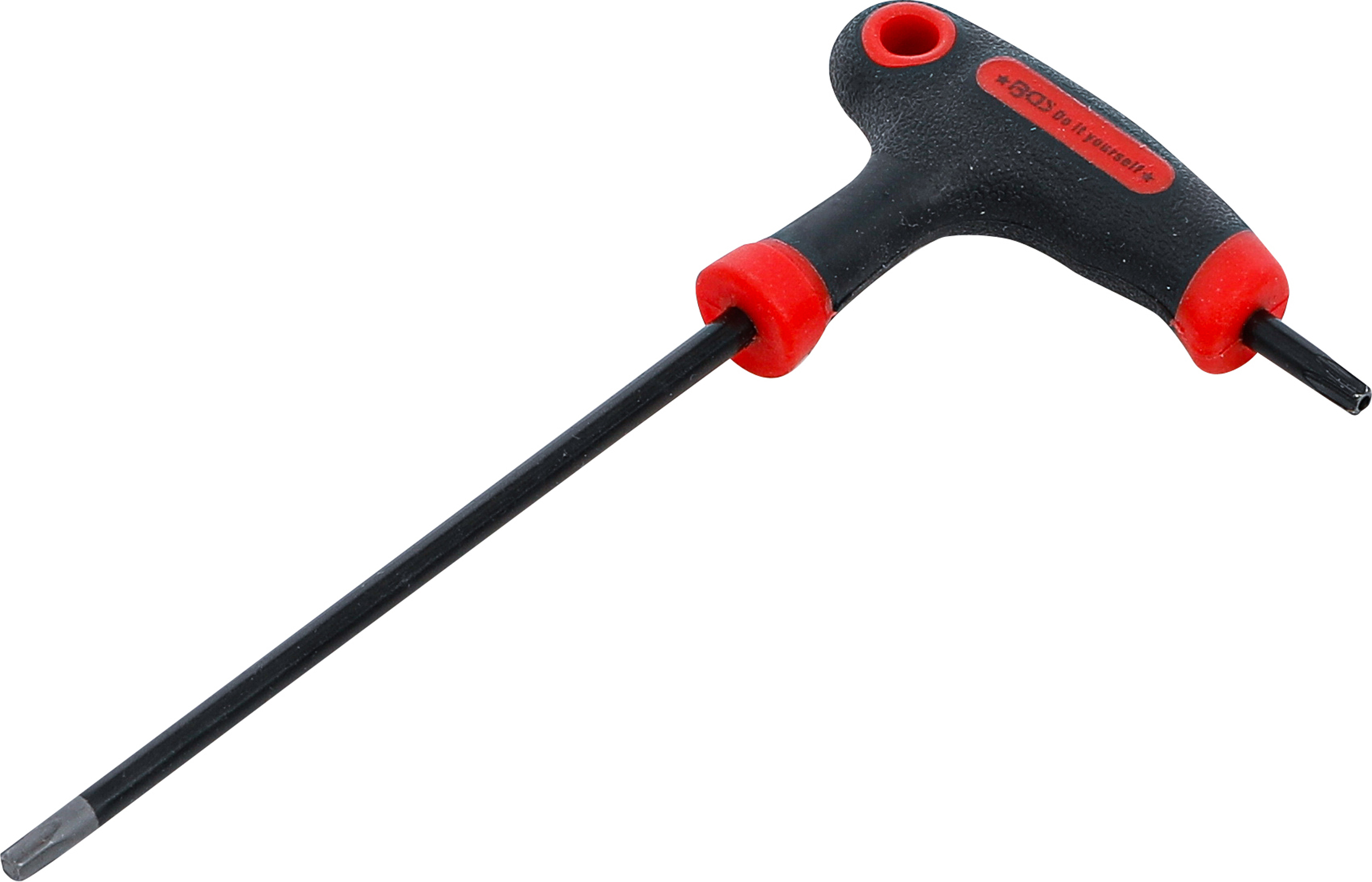 BGS Schraubendreher mit T-Griff und seitlicher Klinge | T-Profil (für Torx) mit/ohne Bohrung T20