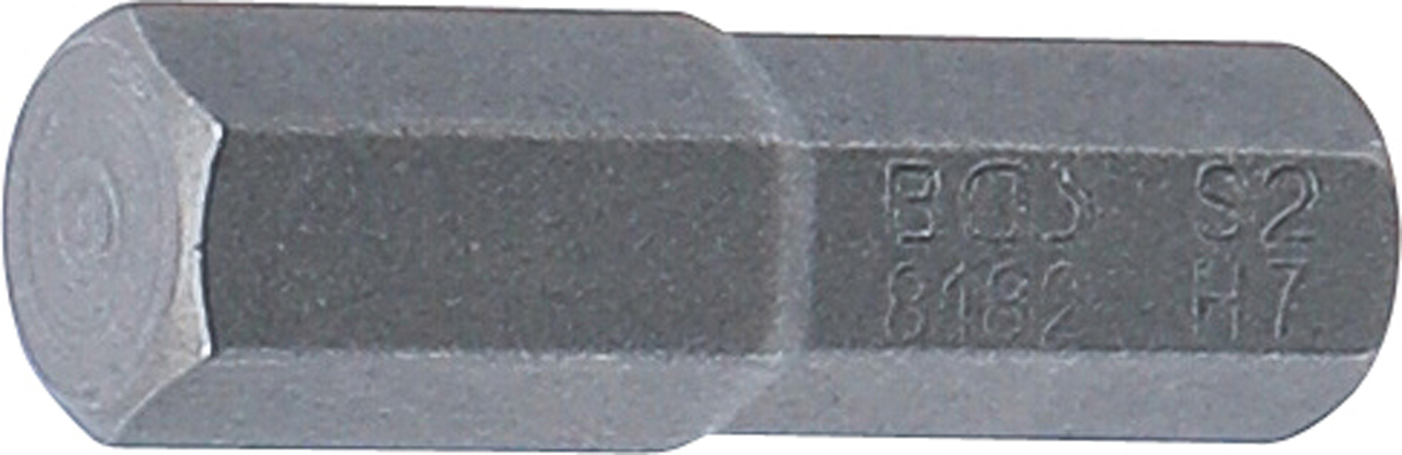 BGS Bit | Länge 25 mm | Antrieb Außensechskant 6,3 mm (1/4") | Innensechskant 7 mm