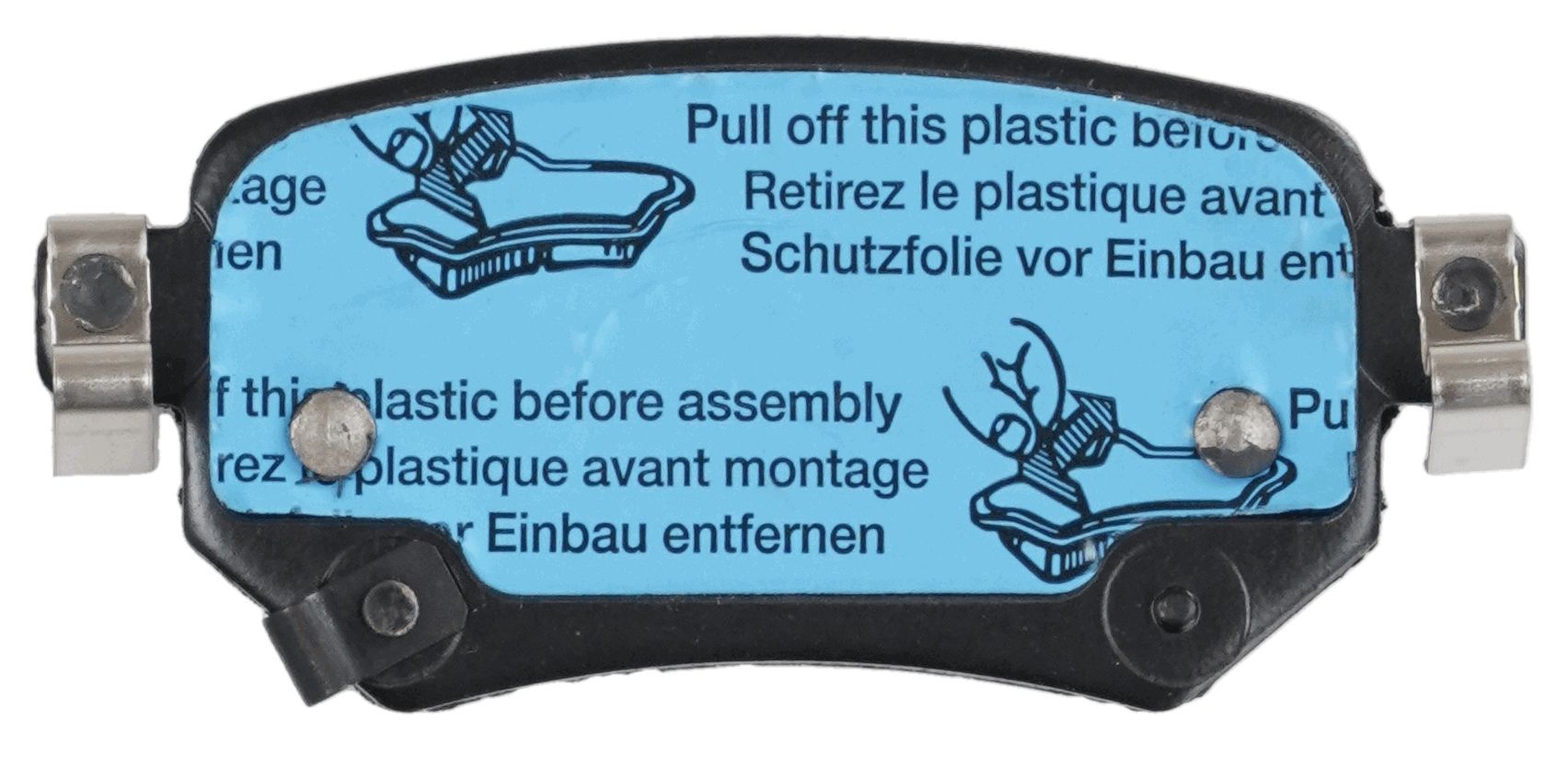 Bremsbelagsatz, Scheibenbremse