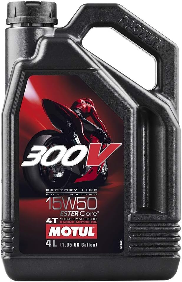 15W-50 Motul 300V Factory Line Road Racing Ester Core Motorrad Motoröl 4 Liter