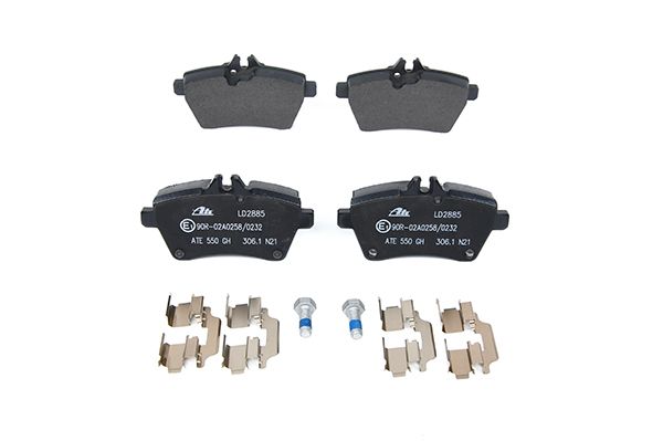 Bremsbelagsatz, Scheibenbremse