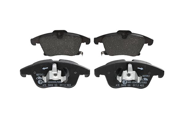 Bremsbelagsatz, Scheibenbremse