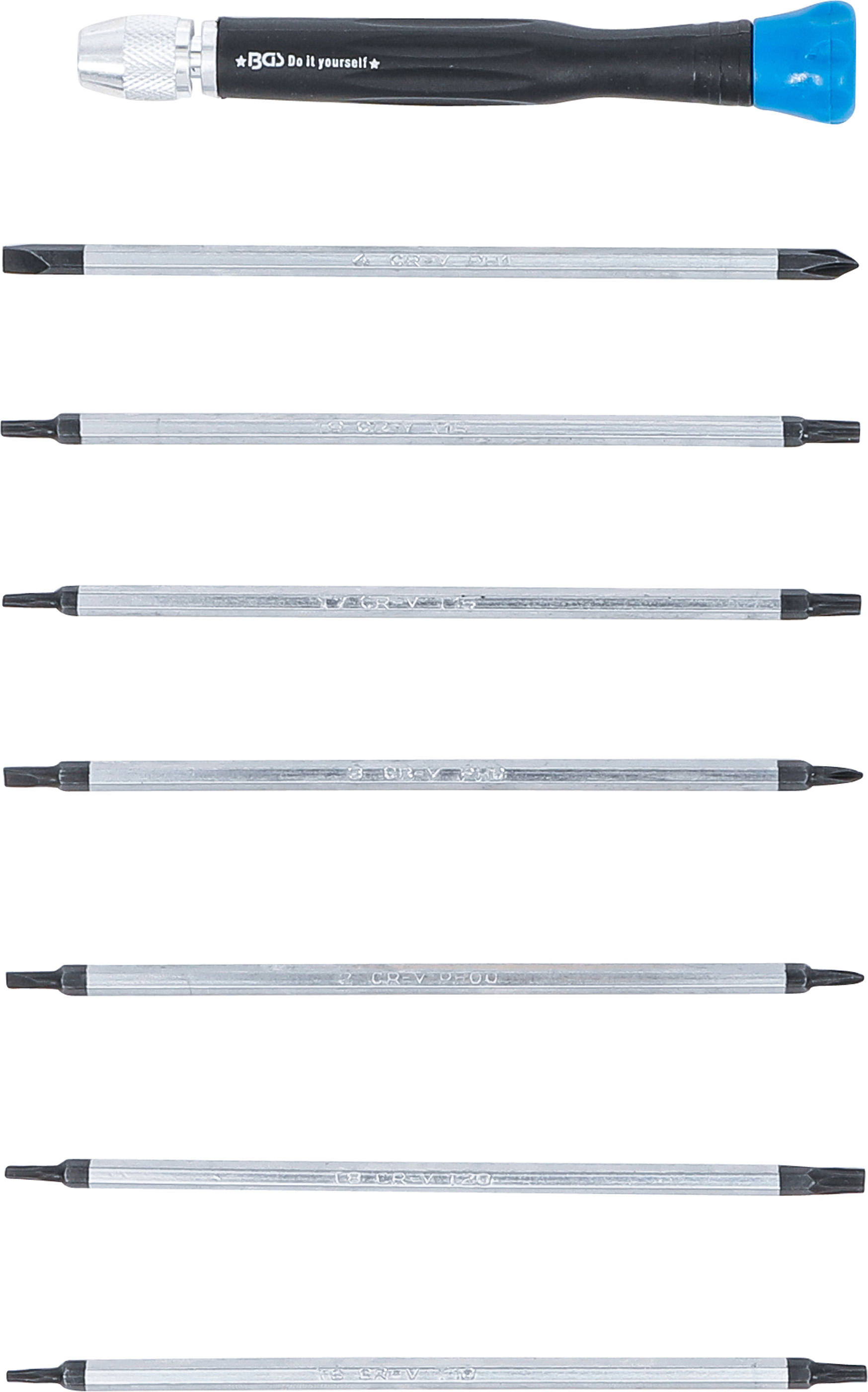 BGS Schraubendreher-Satz für Elektroniker | 8-tlg.