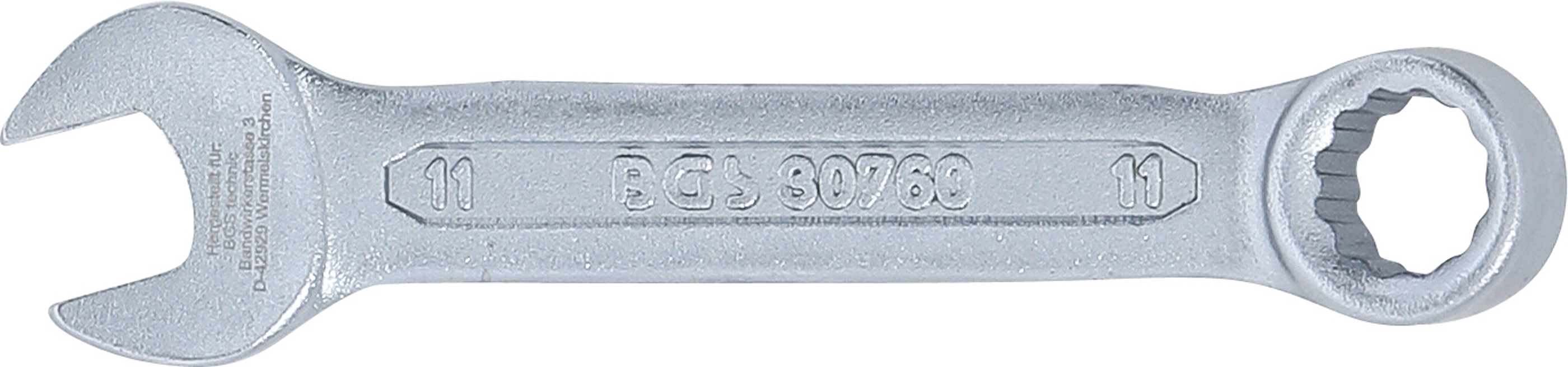 BGS Maul-Ringschlüssel, extra kurz | SW 11 mm