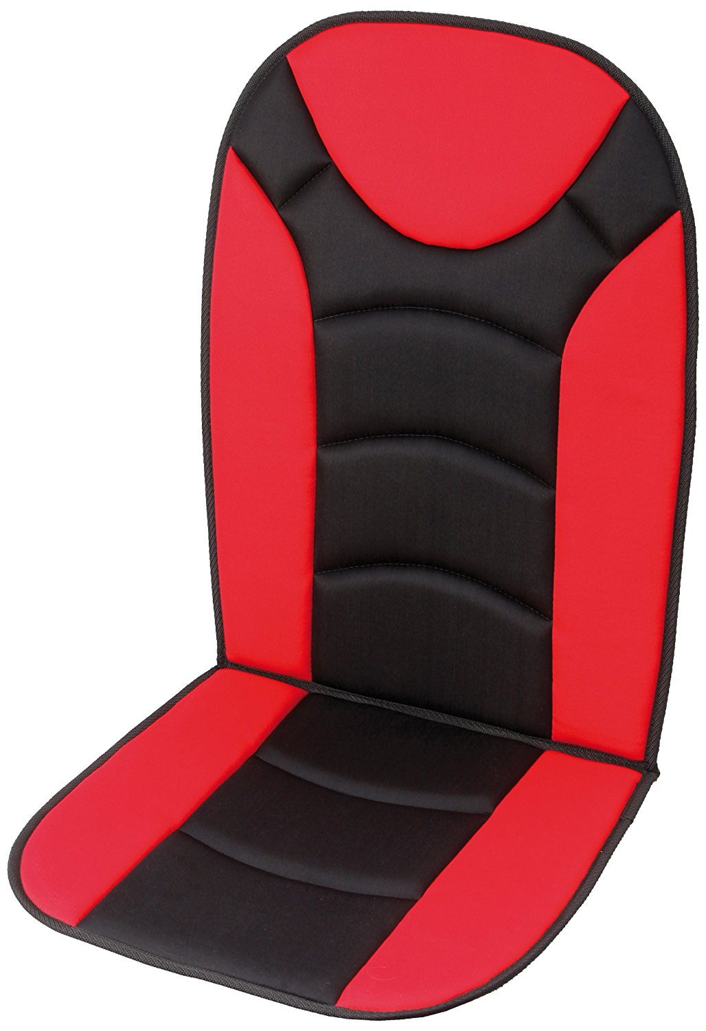 Unitec Sitzauflage Trend schwarz/rot