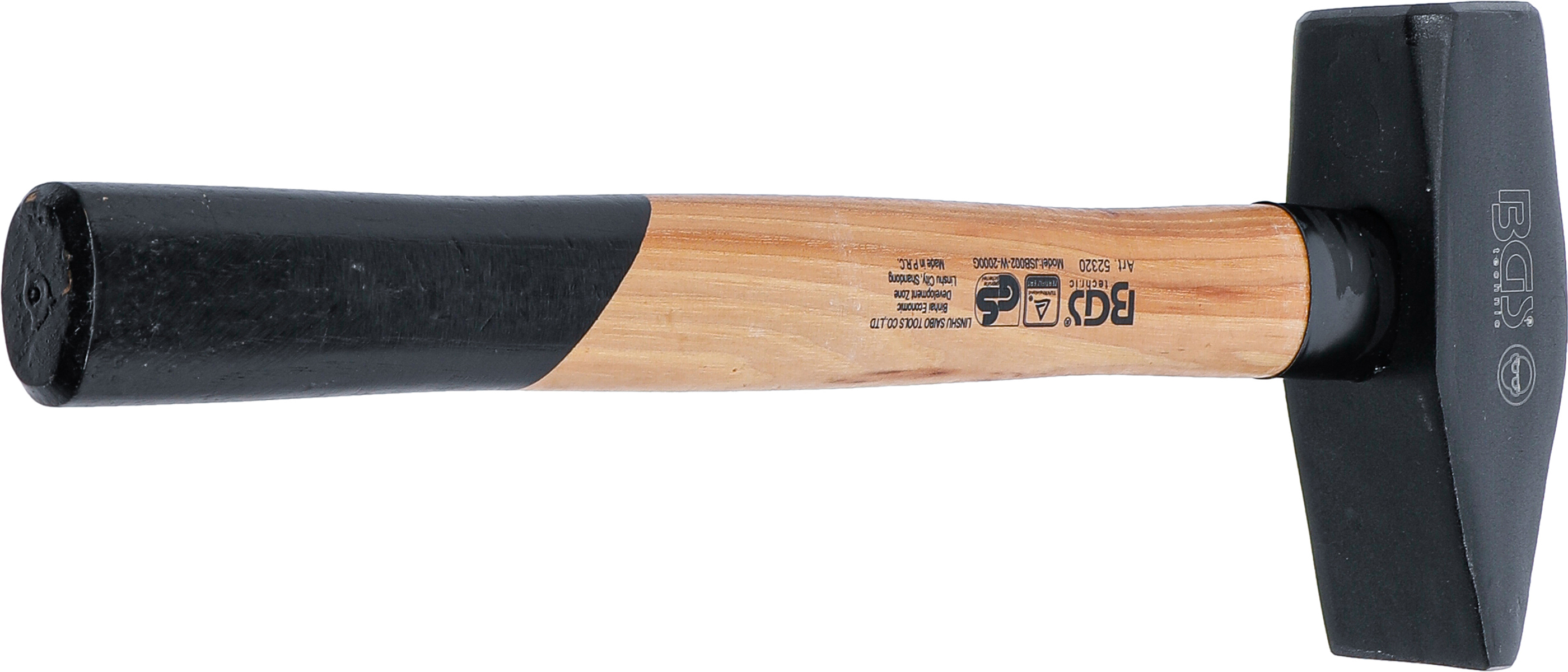 BGS Schlosserhammer | Hickory-Stiel | DIN 1041 | 2000 g