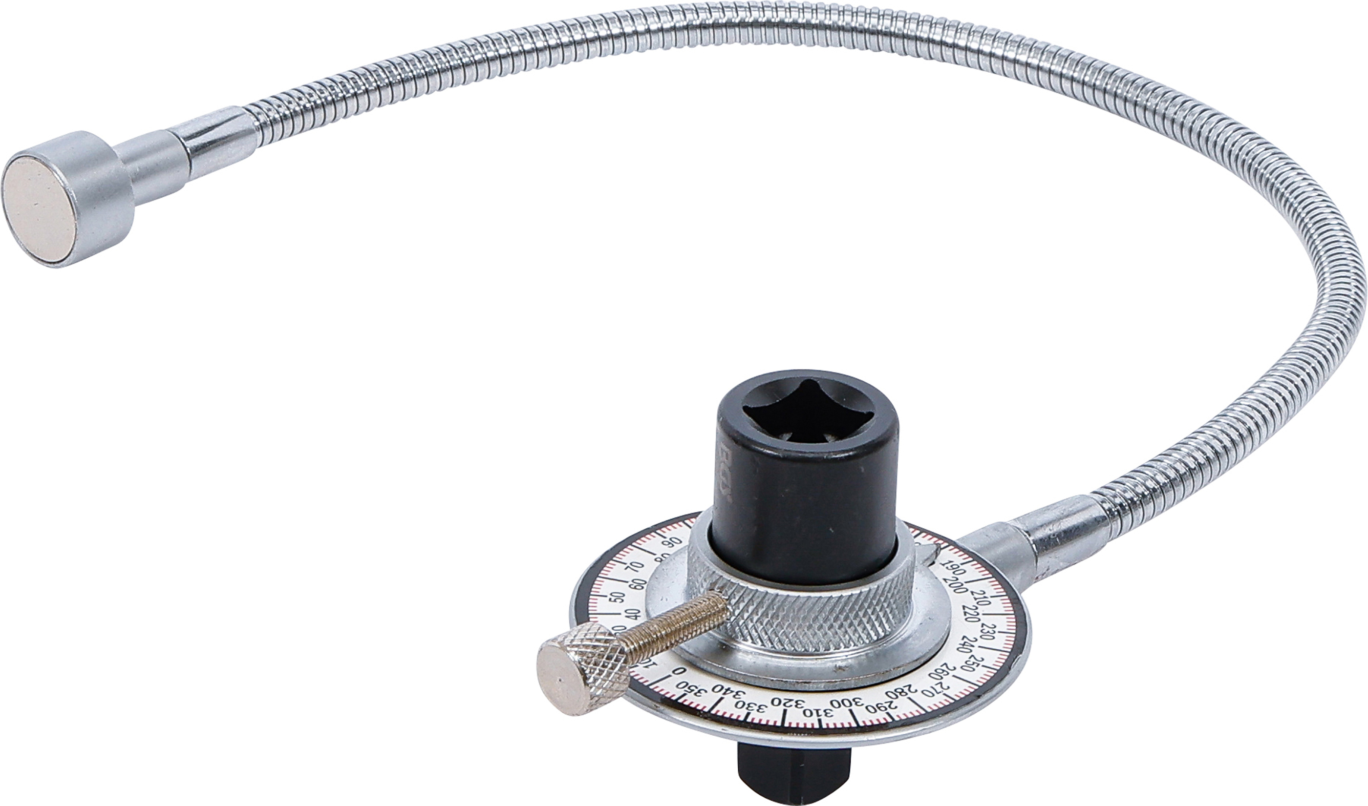 BGS Drehwinkel-Messgerät mit Magnetarm | Antrieb Innenvierkant 12,5 mm (1/2")