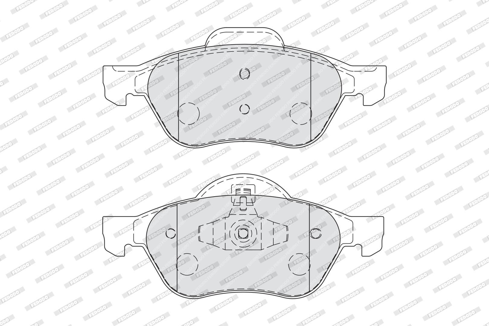 Bremsbelagsatz, Scheibenbremse