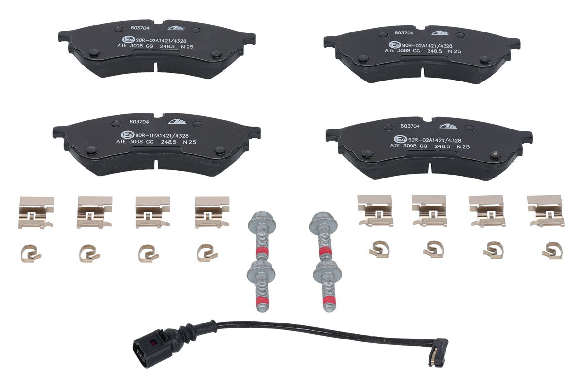 Bremsbelagsatz, Scheibenbremse