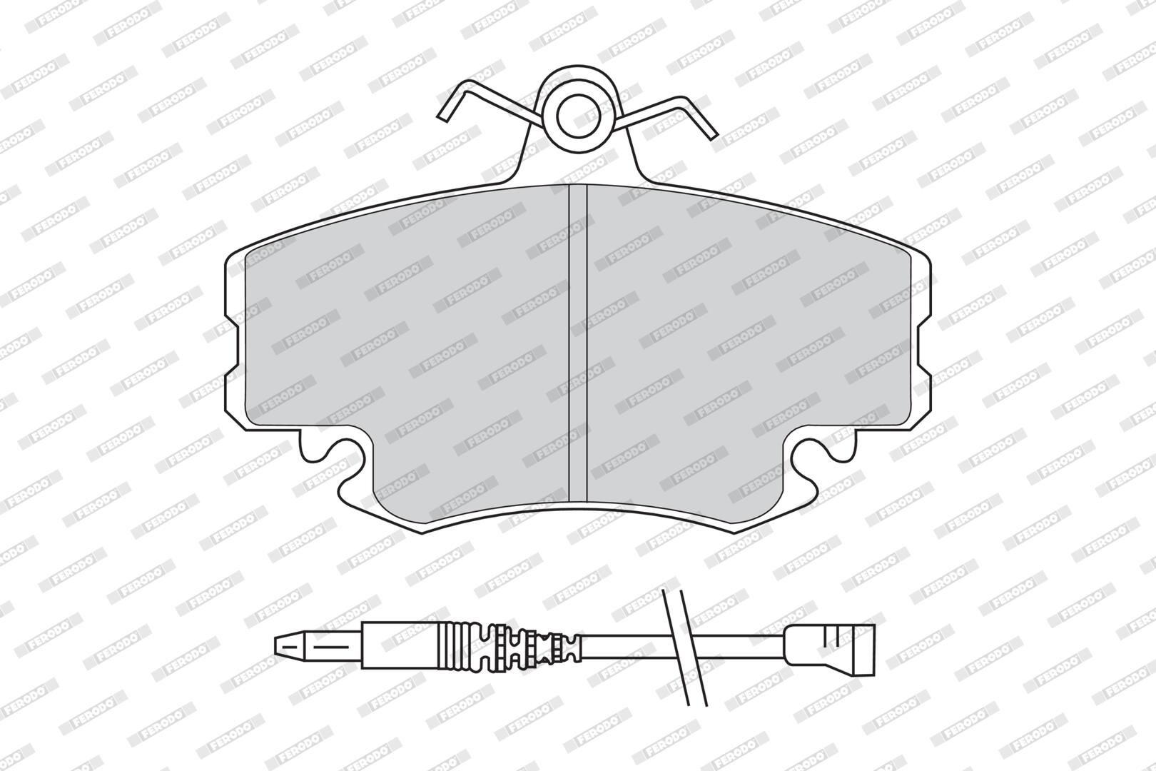 Bremsbelagsatz, Scheibenbremse