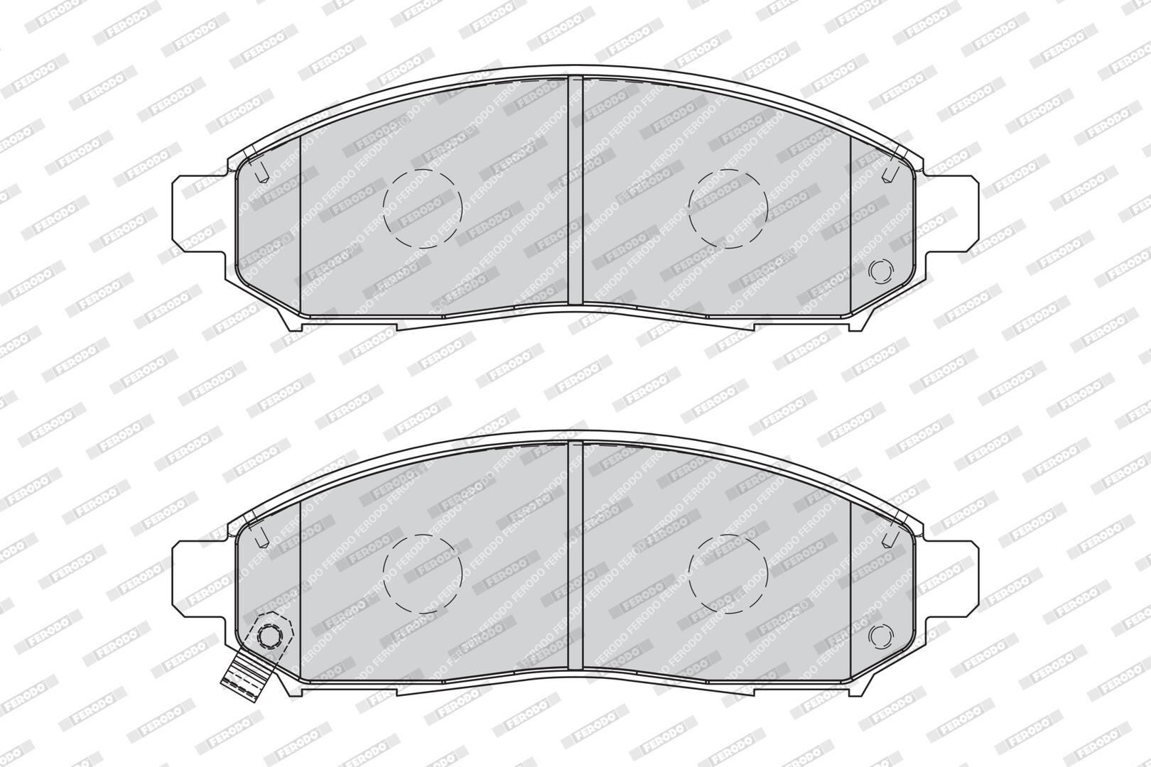 Bremsbelagsatz, Scheibenbremse