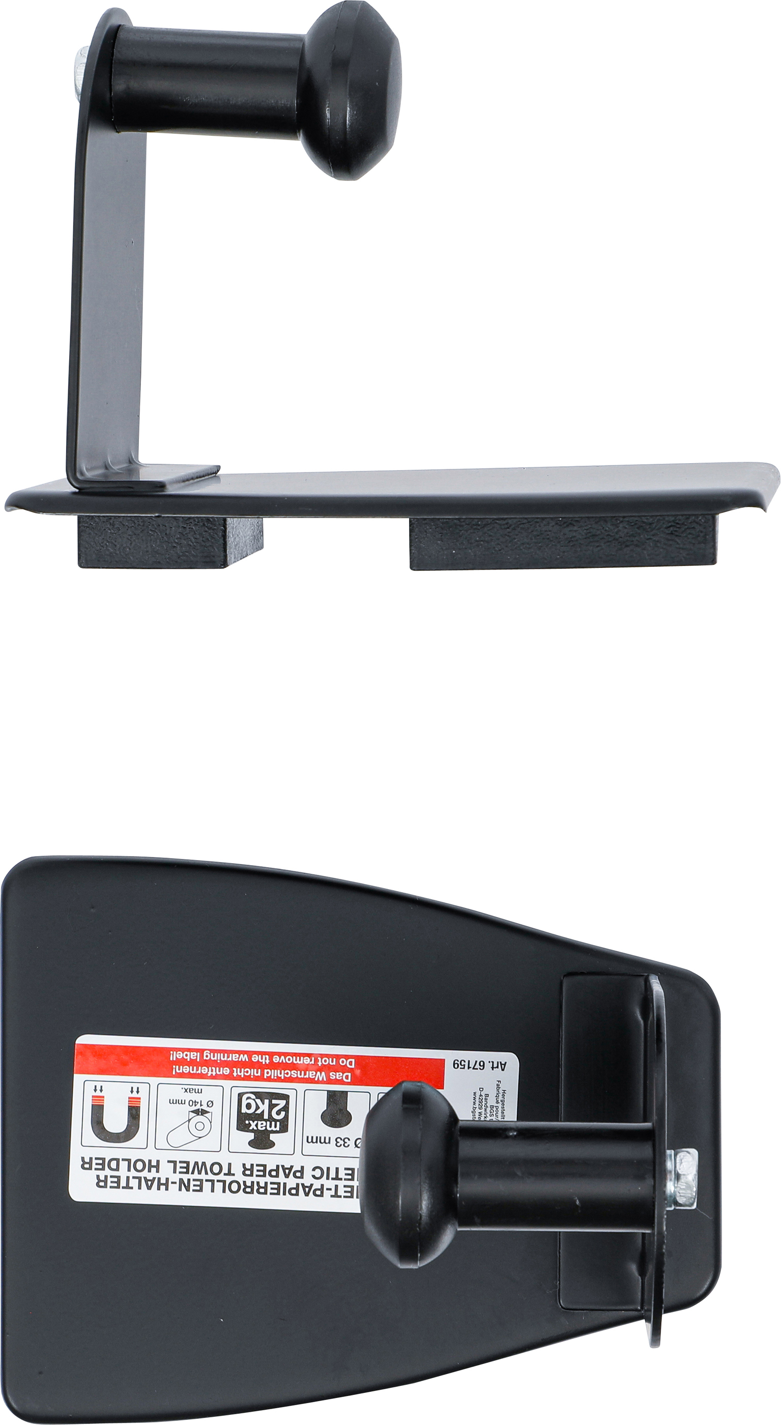 BGS Magnet-Papierrollen-Halter | 2-tlg.