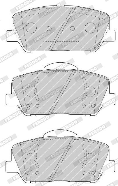 Bremsbelagsatz, Scheibenbremse