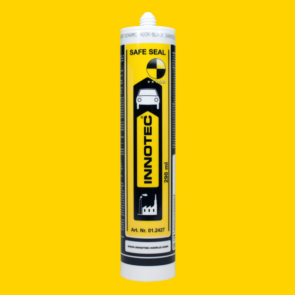 Innotec Primerloser Scheibenkleber Safe Seal IQ schwarz 290 ml