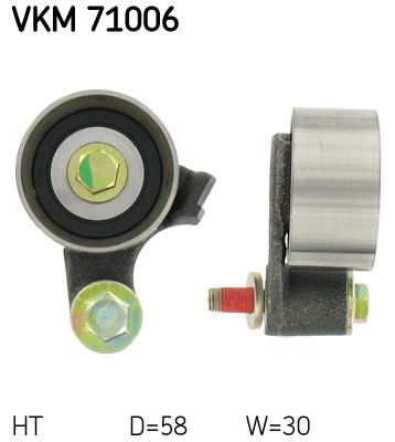 Zahnriemenspannrolle passt zu: TOYOTA CARINA E VI, CELICA, MR2 II 2.0 10.89-05.00