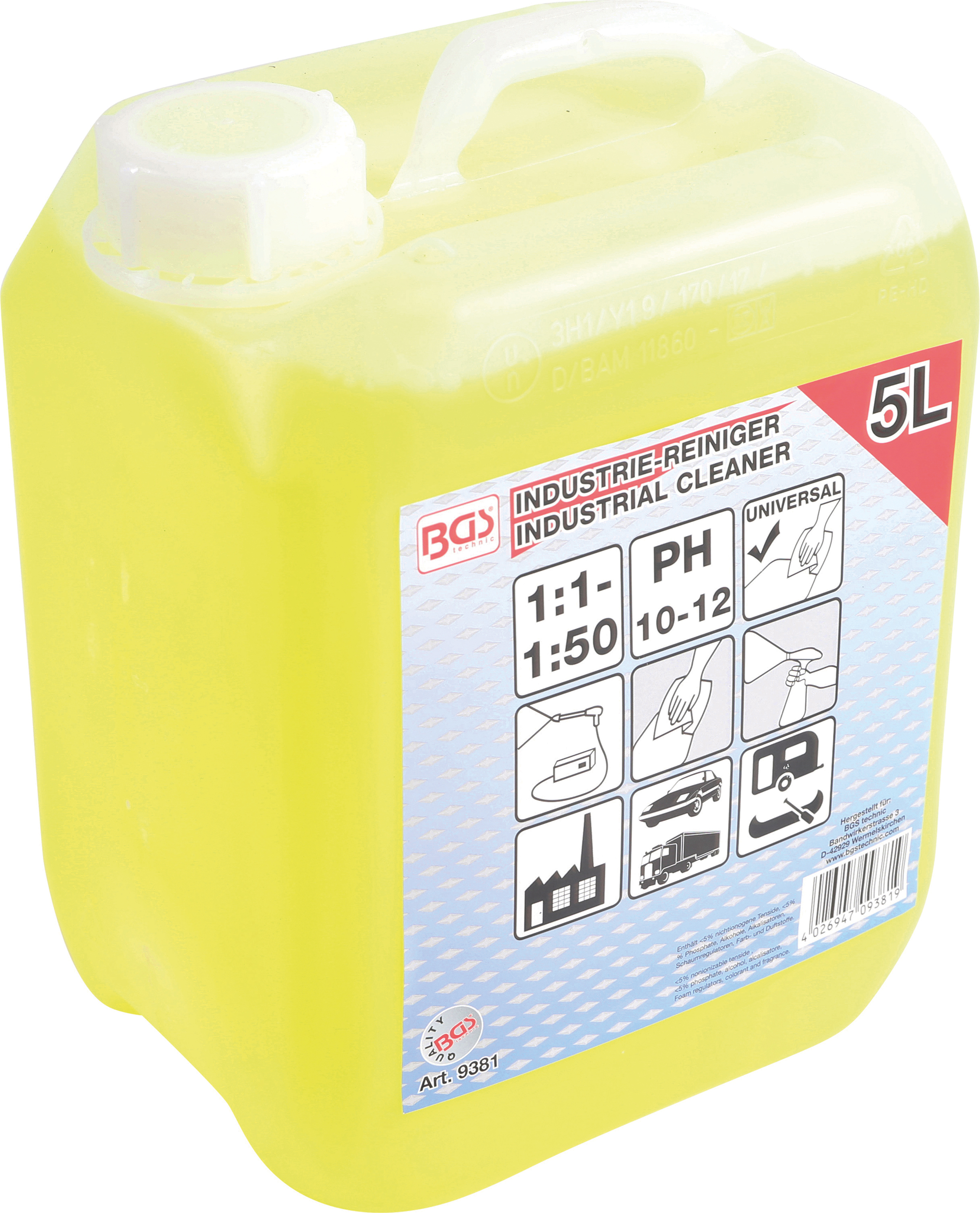 BGS Technic Universal Industriereiniger 5 Liter