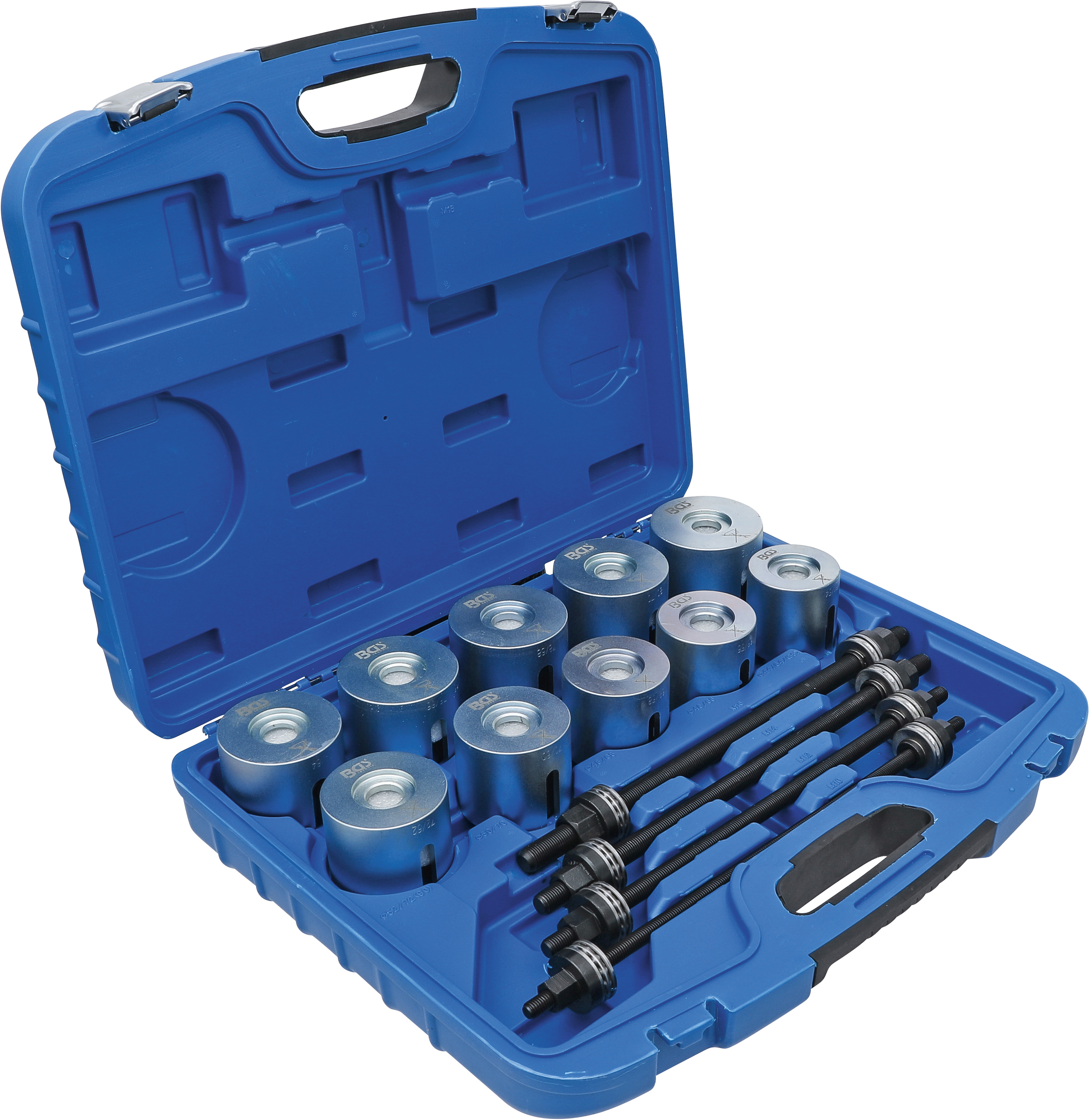 BGS Zug- und Druckhülsen-Satz | mit 4 Spindeln | 24-tlg.