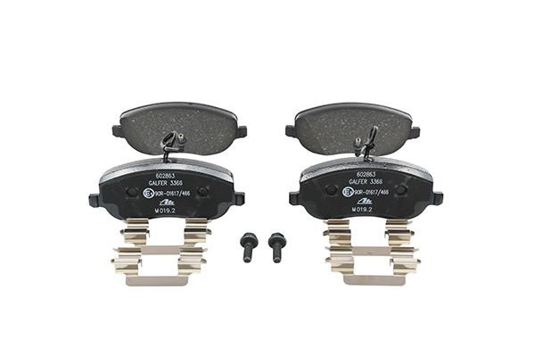 Bremsbelagsatz, Scheibenbremse