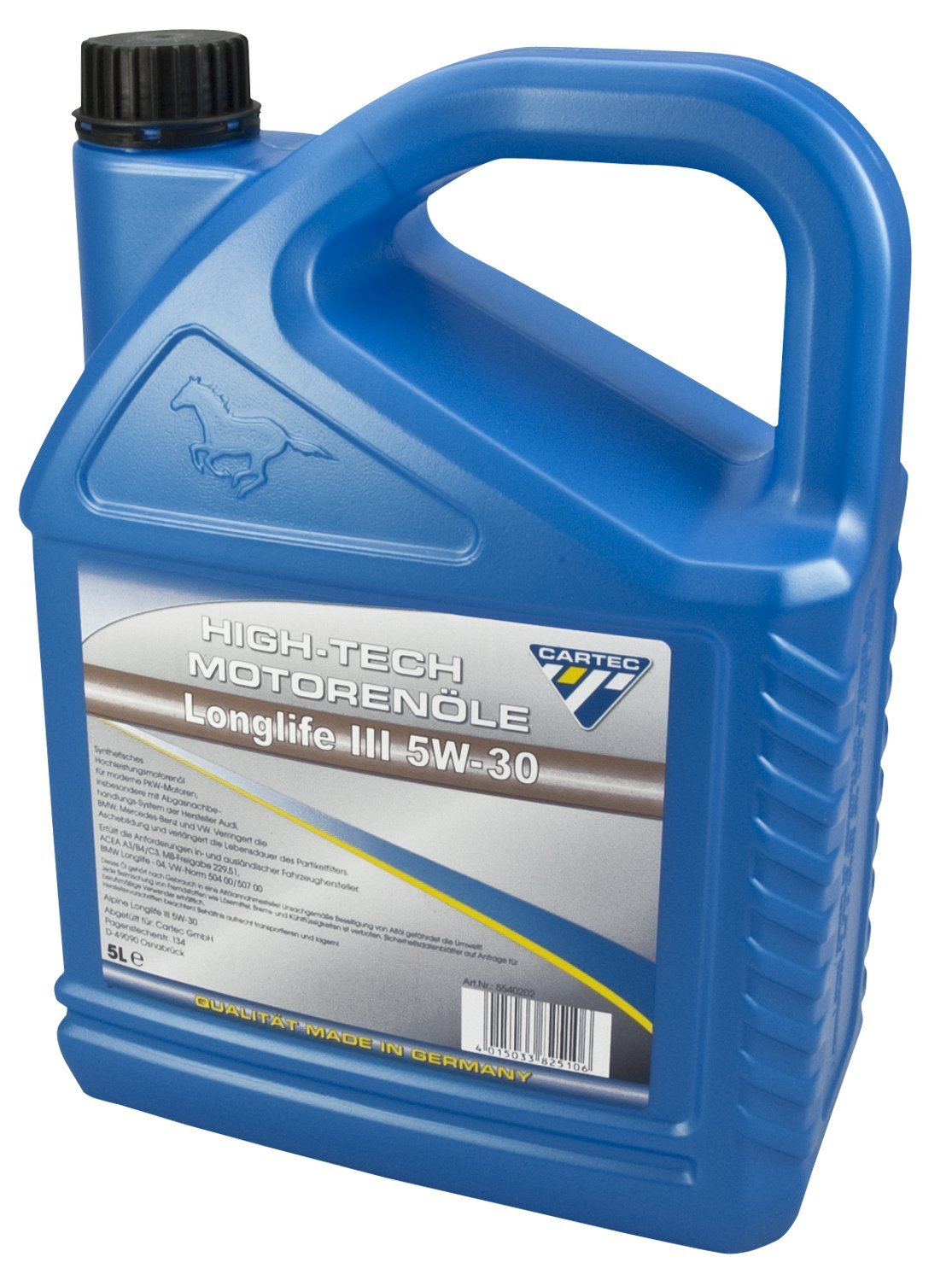 5W-30 Cartec LongLife III Motoröl 5 Liter