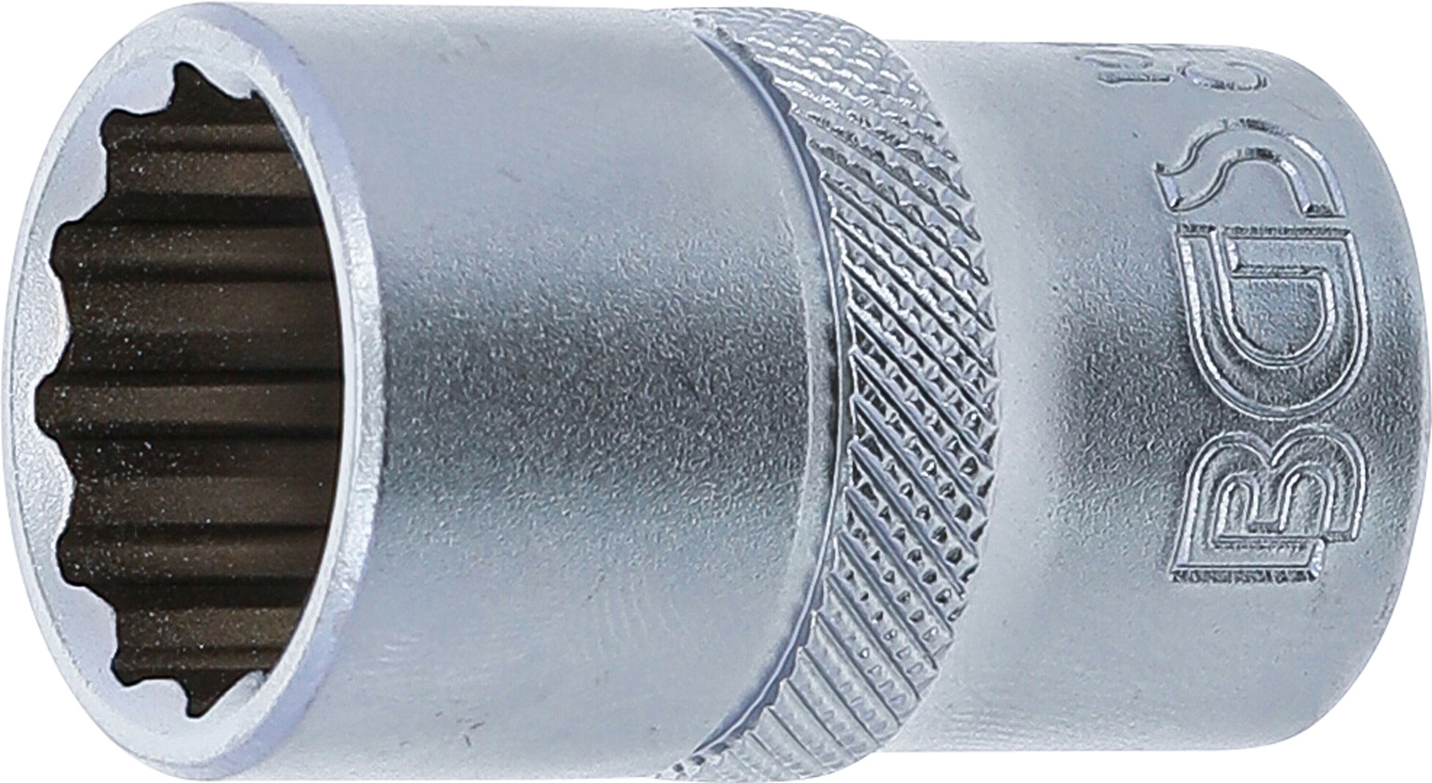 BGS Steckschlüssel-Einsatz Zwölfkant | Antrieb Innenvierkant 12,5 mm (1/2") | SW 17 mm