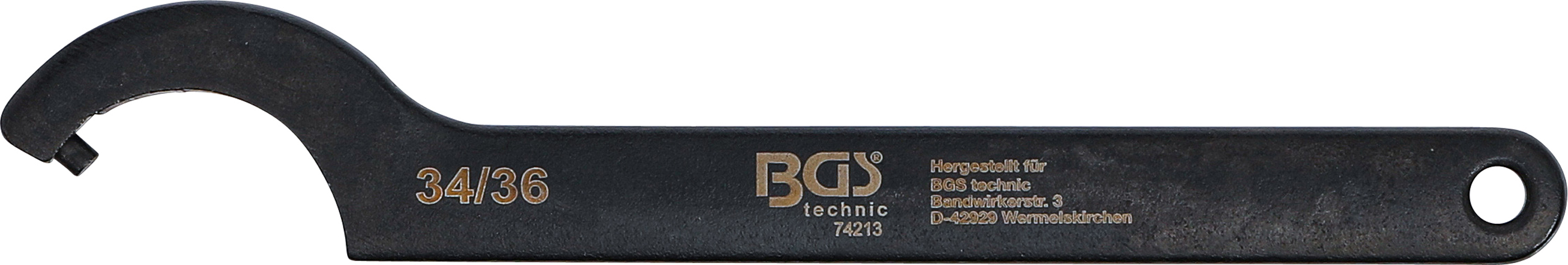 BGS Hakenschlüssel mit Zapfen | 34 - 36 mm