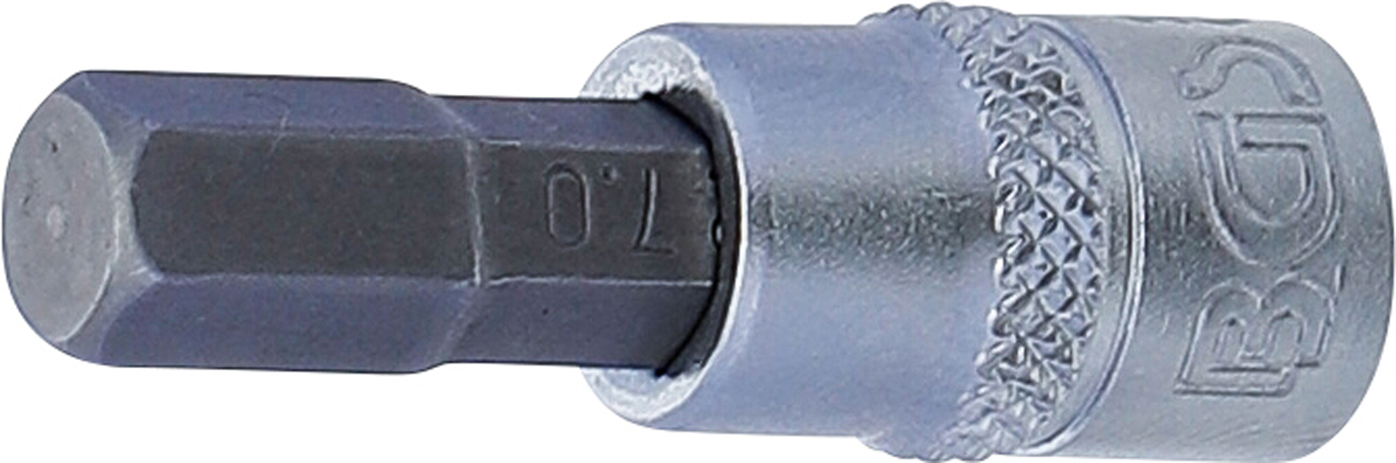 BGS Bit-Einsatz | Antrieb Innenvierkant 6,3 mm (1/4") | Innensechskant 7 mm