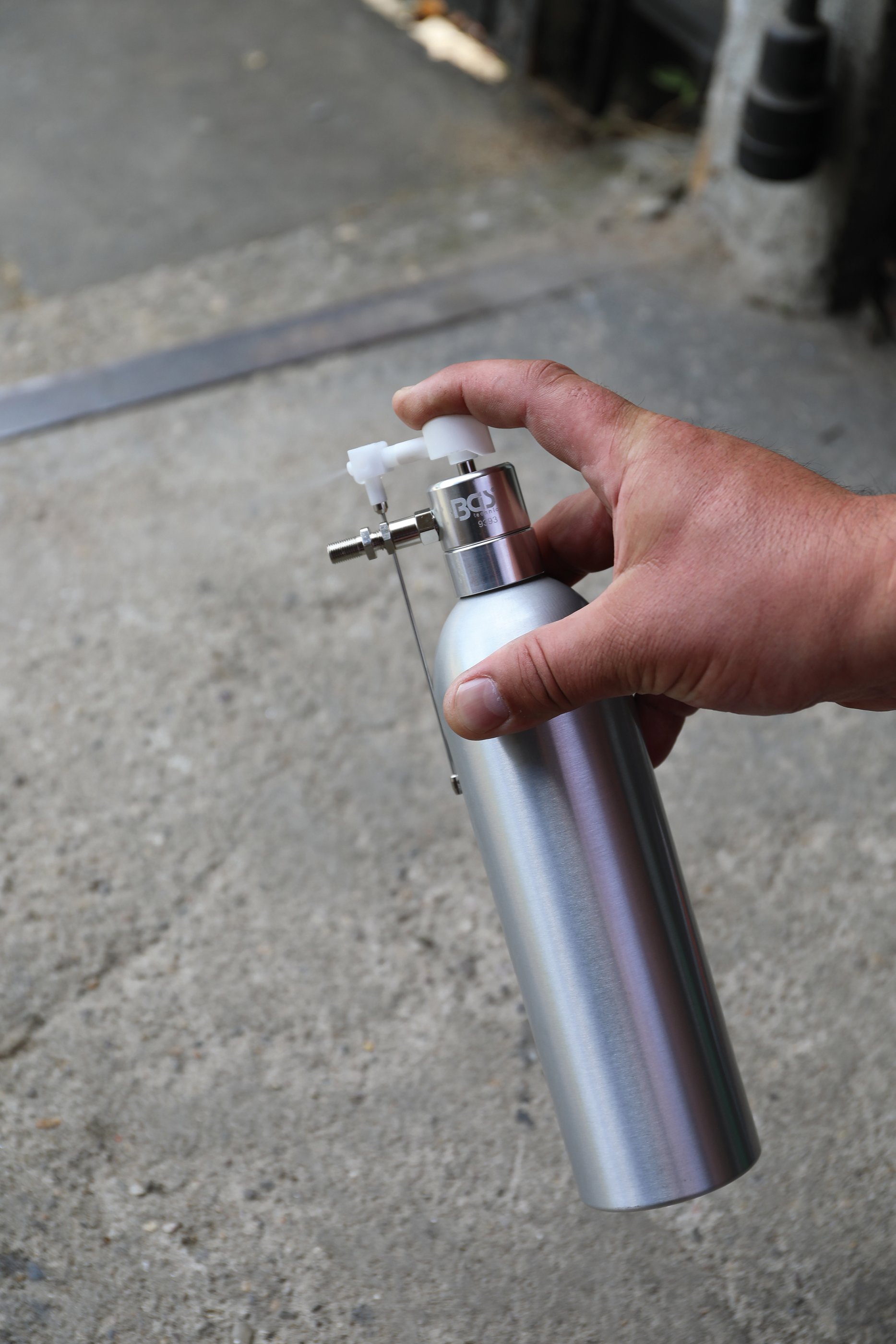 BGS Druckluft-Sprühflasche | Aluminiumausführung | 650 ml