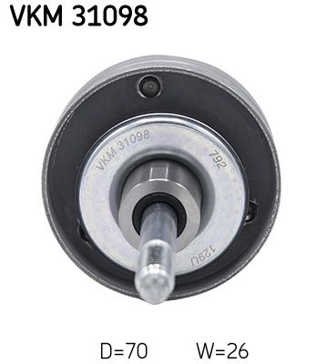 Umlenk-/Führungsrolle, Keilrippenriemen