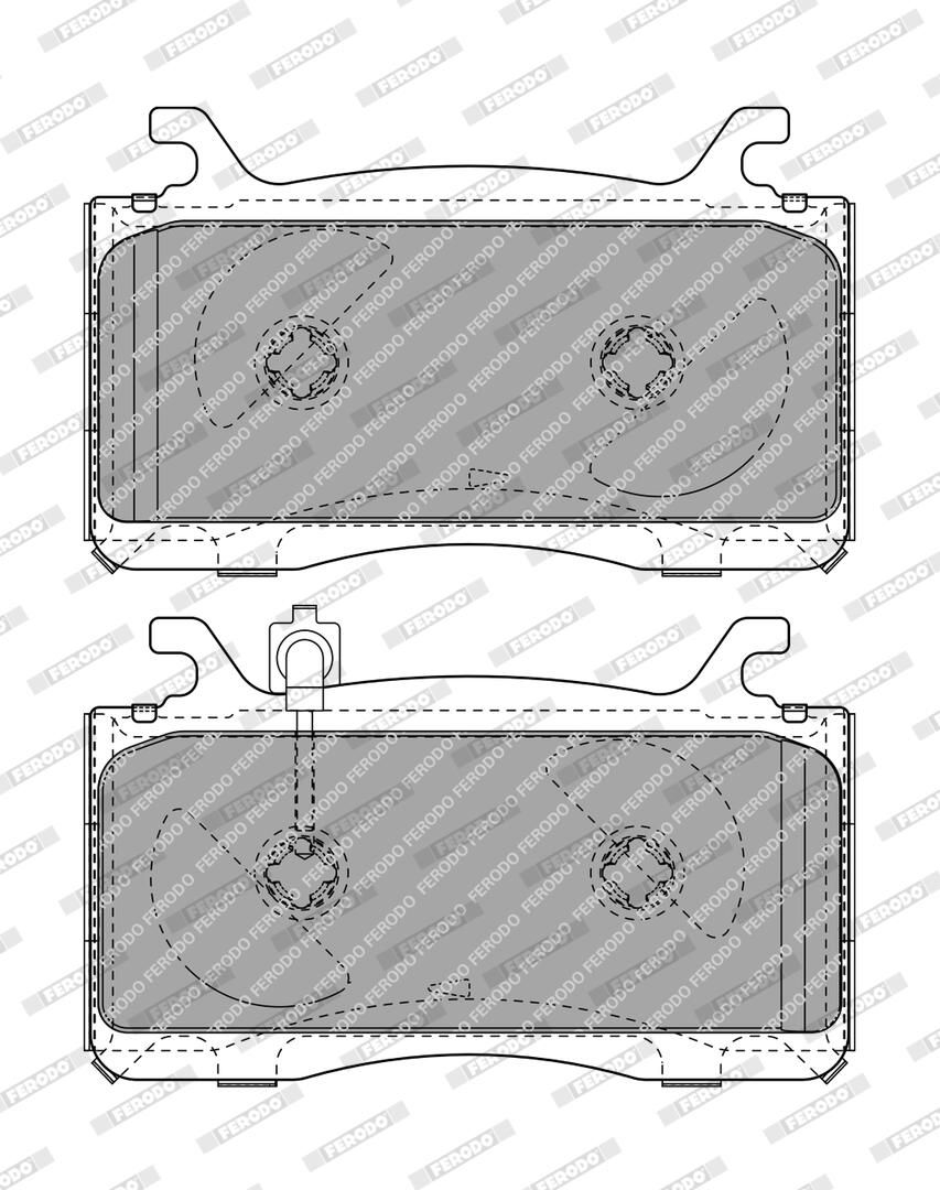 Bremsbelagsatz, Scheibenbremse