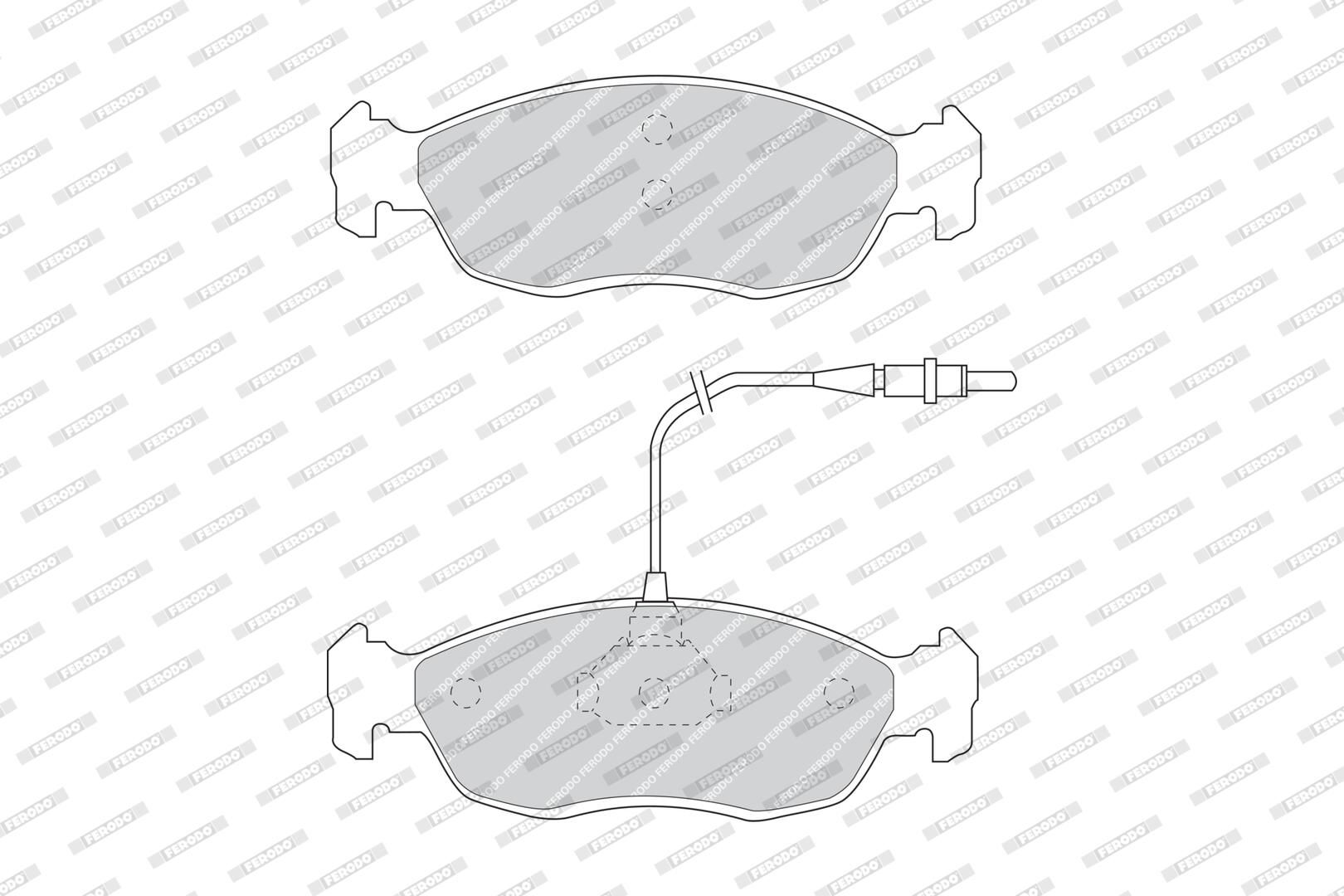 Bremsbelagsatz, Scheibenbremse