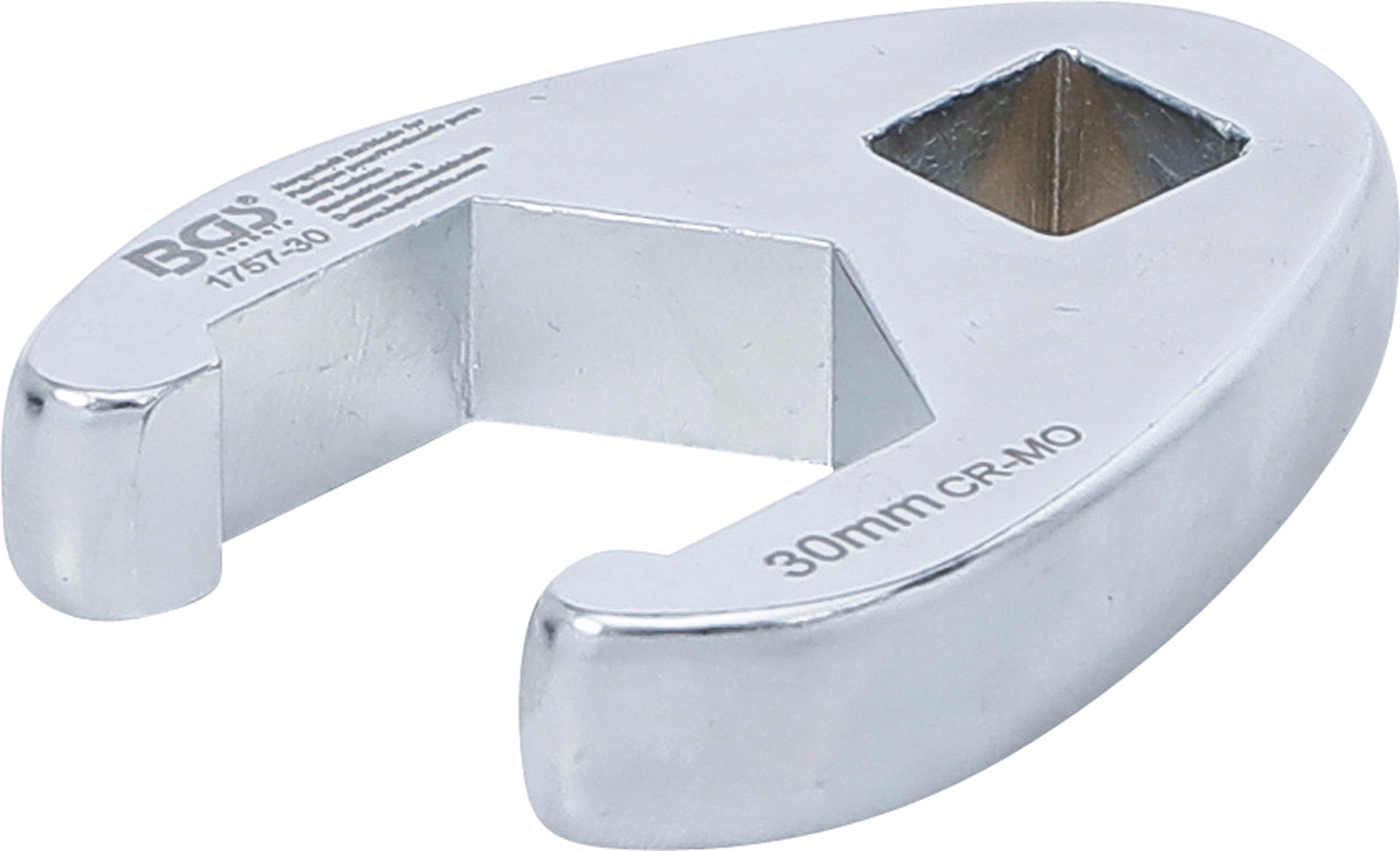 BGS Hahnenfußschlüssel | Antrieb Innenvierkant 12,5 mm (1/2") | SW 30 mm