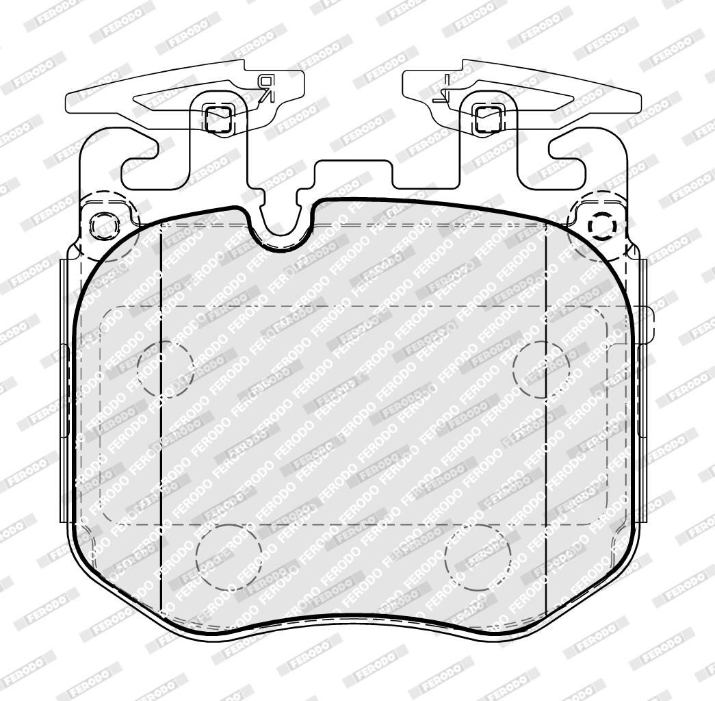 Bremsbelagsatz, Scheibenbremse