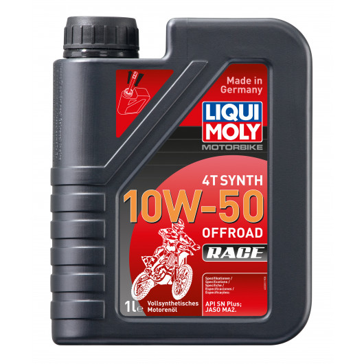 10W-50 Liqui Moly 3051 Motorbike 4T Offroad Race Motorrad Motoröl 1 Liter