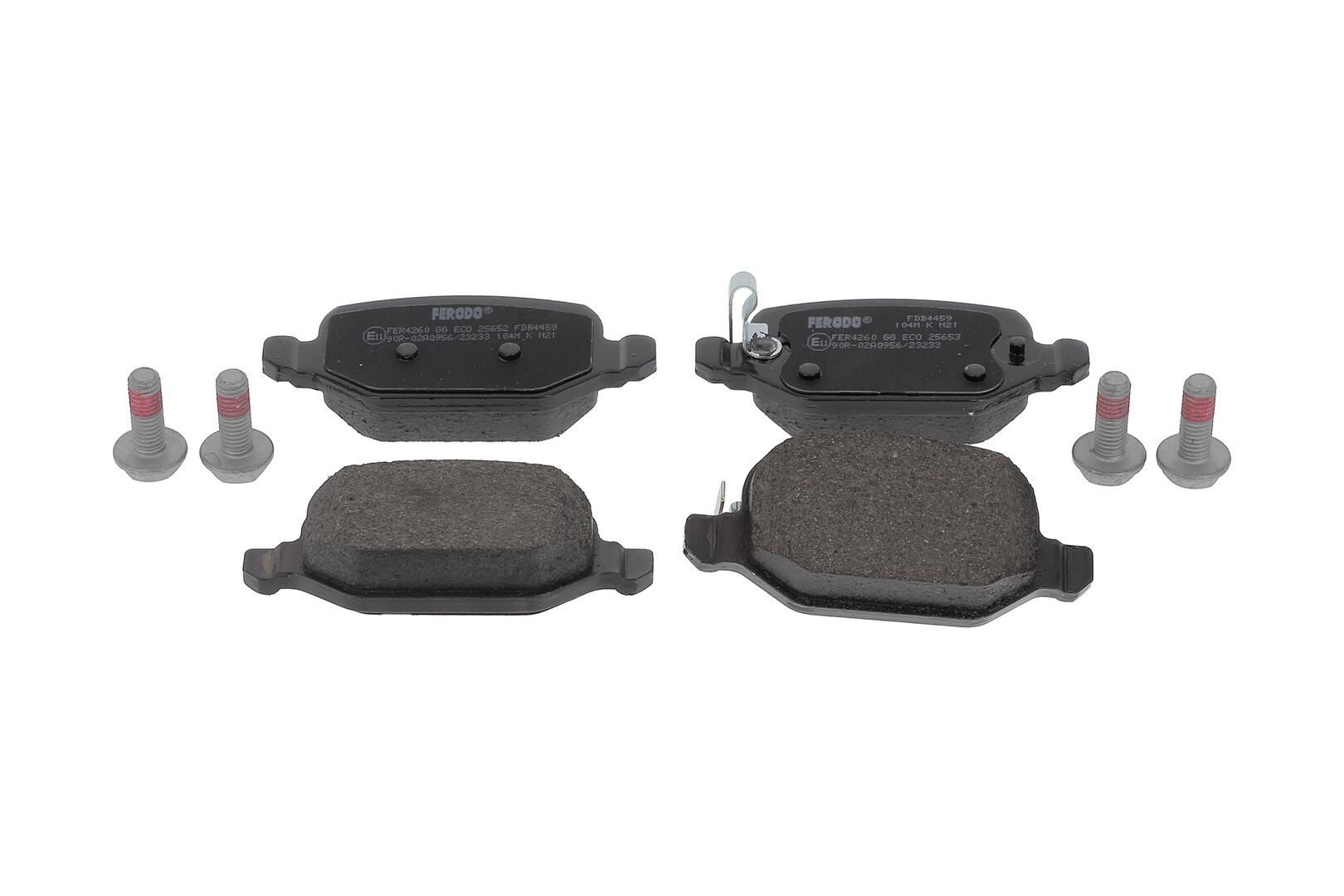 Bremsbelagsatz, Scheibenbremse