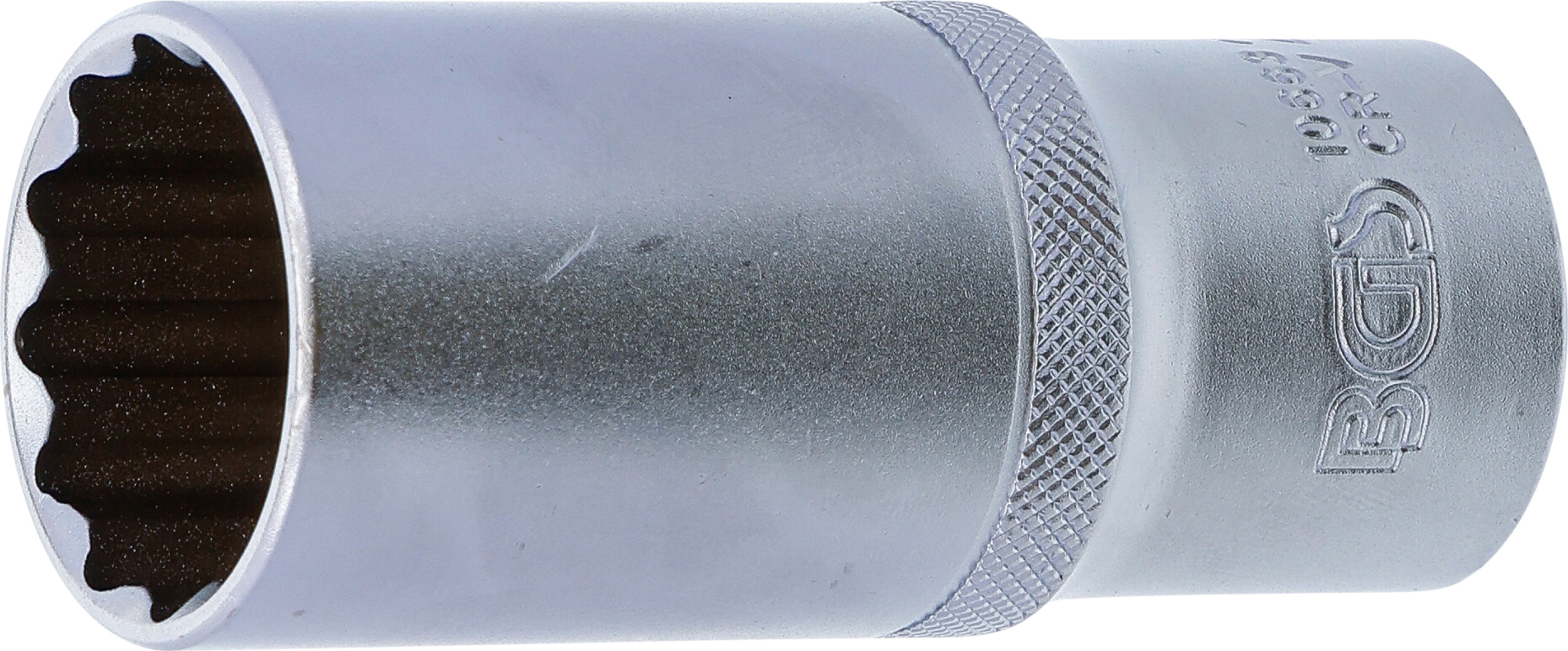 BGS Steckschlüssel-Einsatz Zwölfkant, tief | Antrieb Innenvierkant 12,5 mm (1/2") | SW 26 mm